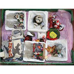 FLAT W/CHRISTMAS ITEMS INCL. PARTY-LITE