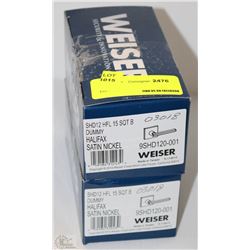PK OF 2 WEISER DUMMY LOCKS
