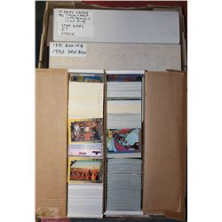 LOT OF 4000 TRADING CARDS INCL MARVEL, DISNEY,