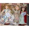 Image 1 : LOT OF 3 PORCELAIN DOLLS W ORIGINIAL TAGS