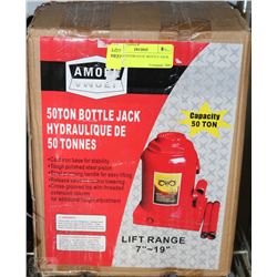 NEW 50 TON HYDRAULIC BOTTLE JACK