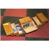 Image 1 : ACCORDIAN STYLE SEWING BOX WITH ALL CONTENTS