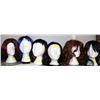 Image 1 : SALON CLOSURE LOT OF 6 NEW WIGS ALL ON STANDS