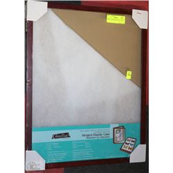 NEW 16 X 20 HINGED DISPLAY CASE