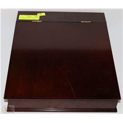 BOMBAY COMPANY WOOD WRITERS LAP DESK 13.5"X11.5"