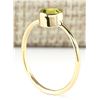 Image 3 : 1.00 CTW Natural Peridot Ring In 14k Yellow Gold