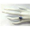 Image 4 : 6.75CTW Natural Tanzanite And Diamond Ring In 14K Yellow Gold