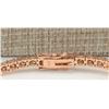 Image 2 : 8.31CTW Natural Diamond Bracelet In 14K Rose Gold