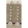 Image 1 : 2.10CTW Natural Diamond Earrings 14K Solid White Gold