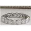 Image 2 : 2.70Ct Natural Diamond Ring In 14K Solid White Gold