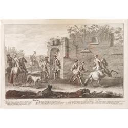 Gemälde - Graphik : Johann Elias Ridinger. Ulm 1698-1767 Augsburg. "Redop". Blatt 15. Wie vorherige 