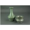 Image 6 : 2 Pc Chinese Guan Type Porcelain Vases