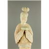 Image 2 : Chinese Tang Pottery Women Figure with Stand