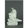 Image 1 : Qing Period Blanc de Chine Carved Porcelain Figure