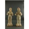Image 1 : Pair Chinese Large Pottery Tang Warrior Figures