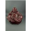 Image 1 : Chinese Large Zisha Carved Buddha on Stand