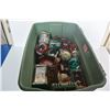 Image 1 : LARGE TOTE OF CHRISTMAS TREE DECORATIONS