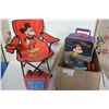 Image 1 : LOT OF MICKEY MOUSE CLOCKS KIDS LUGGAGE LUNCHBOX AND