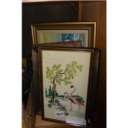 LOT OF SMALL FRAMED PRINTS