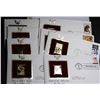 Image 1 : 8 Different Gold Plated First Day Issue Cover Stamps By Postal Commemorative Society