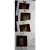 Image 2 : 8 Different Gold Plated First Day Issue Cover Stamps By Postal Commemorative Society