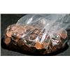 Image 1 : Over 8 Lbs Of Canadian Small One Cent Penny Coins