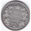 Image 1 : 1885 Canada Silver 25-Cent Quarter Coin - Curved Top "5" - G-6