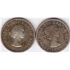 Image 2 : 2 Patenated Canadian Silver $1 Dollar Coins - 1963 & 1964
