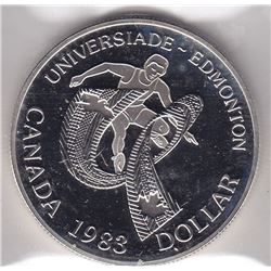 1983 Canada ICCS Graded Silver $1 - PF-66