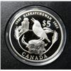 Image 1 : 2005 Canada Special Edition Proof Silver $5 Coin - Saskatchewan's Centennial