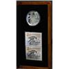 Image 2 : 2006 Canada Limited Edition $5 Fine Silver Proof Coin & Stamp Set - Peregrine Falcon