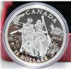 Image 1 : 2014 Canada $15 Fine Silver Coin - The Voyageurs