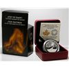 Image 2 : 2014 Canada $20 Fine Silver Coin - Northen Lights: Howling Wolf