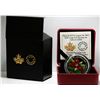 Image 2 : 2014 Canada $20 Fine Silver Coin - Red Trillium with Crystal Dew Drops
