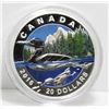 Image 1 : 2016 Canada $20 Fine Silver Coin - Geometry in Art - The Loon