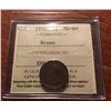 Image 1 : 1935 Canada ICCS Graded Small One Cent Penny Coin - MS-60
