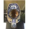 Image 5 : Buffalo Pottery, Blue & White Ceramic Pitcher c.1906