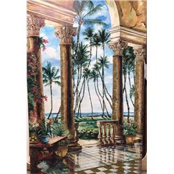 Karen Stene - Paradise Palms - Embellished Giclee