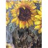 Image 3 : Sunflowers by Zin Original Oil on Canvas Framed