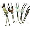 Image 1 : 5 Zuni Inlay Bolo Ties