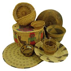 Box Lot of Non-Indian Baskets