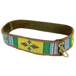 Beaded Panel Belt