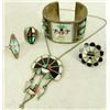 Image 1 : Zuni Inlay Jewelry Lot