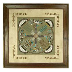 Navajo Sandpainting - Wallace Ben