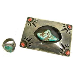 Navajo Buckle & Ring