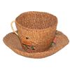 Image 1 : Tsimsian Basketry Cup & Saucer