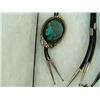 Image 2 : 3 Carved Turquoise Bolo Ties
