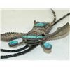 Image 7 : Navajo Eagle Bolo Tie - "BL"