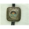 Image 2 : Zuni Inlay Bolo Tie - F & L Natachu