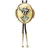 Image 1 : Zuni Inlay Bolo Tie - D. Westika